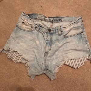 Denim shorts